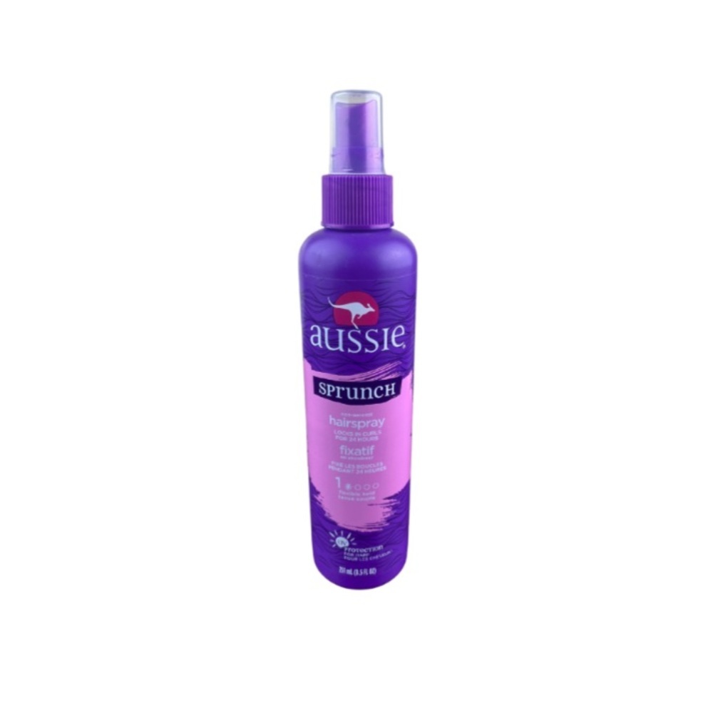 Aussie Non-Aerosol Sprunch Hairspray Locks in Curls for 24 Hours